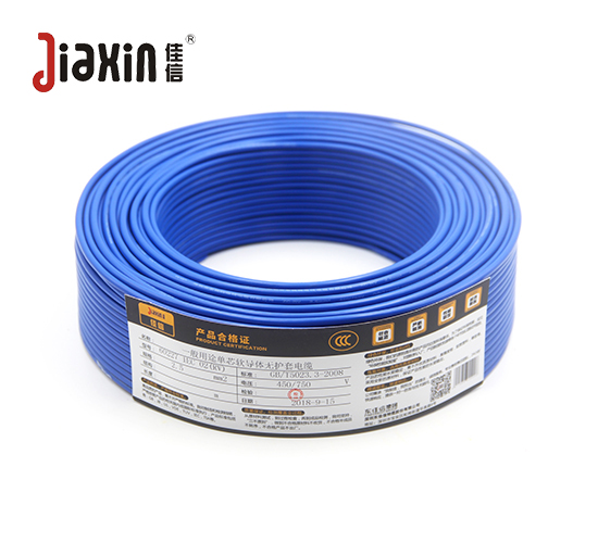 60227 IEC 06(RV)内部布线用导体温度为70℃的单芯软导体无护套电缆